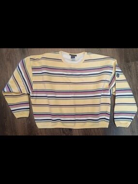Vintage Twenty X Women's Sweatshirt Size XL Striped